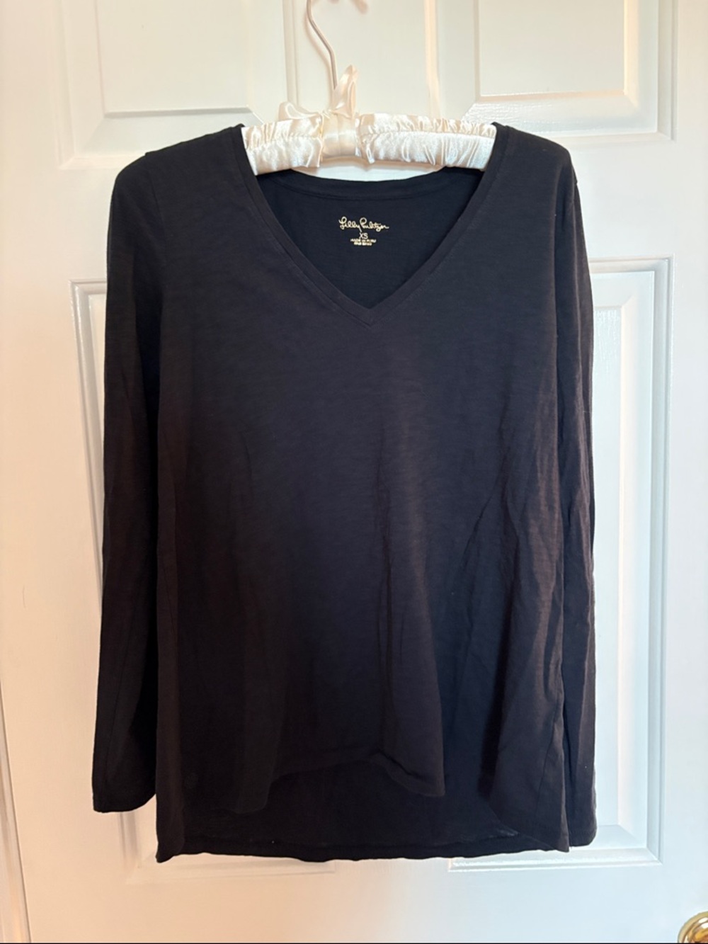 Lilly Pulitzer Fabletics Black Top - XS